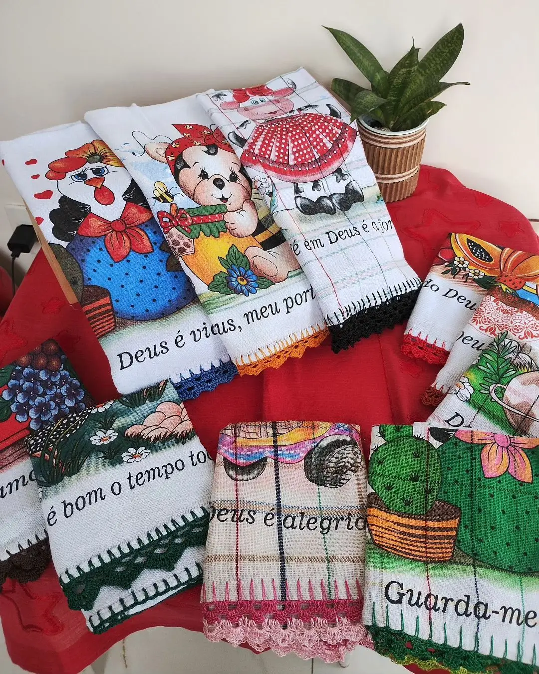 Pano de prato estampado 6